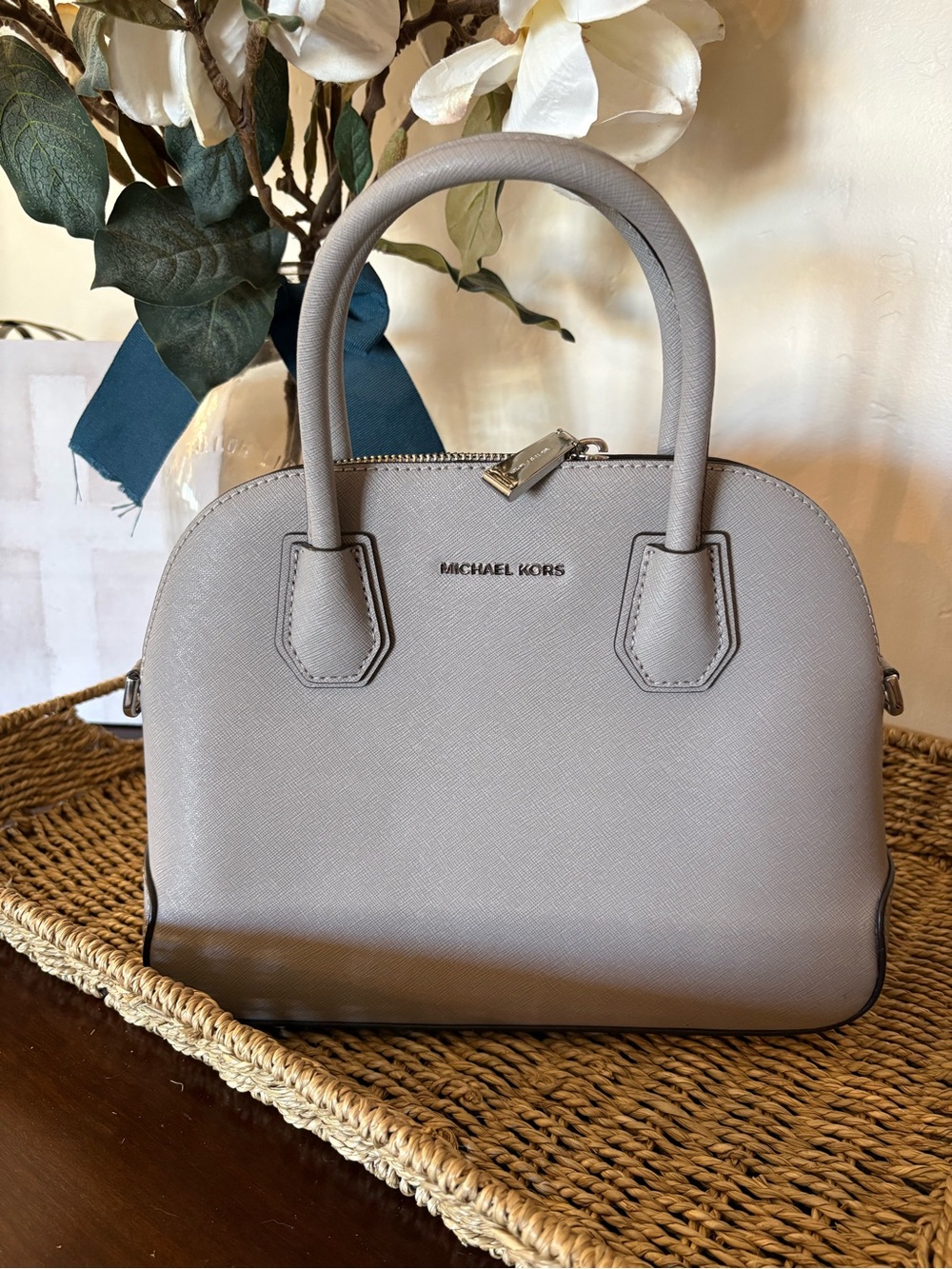 Michael Kors Saffiano Dome Satchel